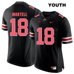 Youth NCAA Ohio State Buckeyes Tate Martell #18 College Stitched Authentic Nike Red Number Black Football Jersey TQ20R77KJ